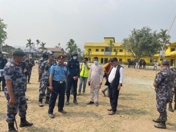 लेटाङमा मंगलबार पनि कर्फ्यू जारी